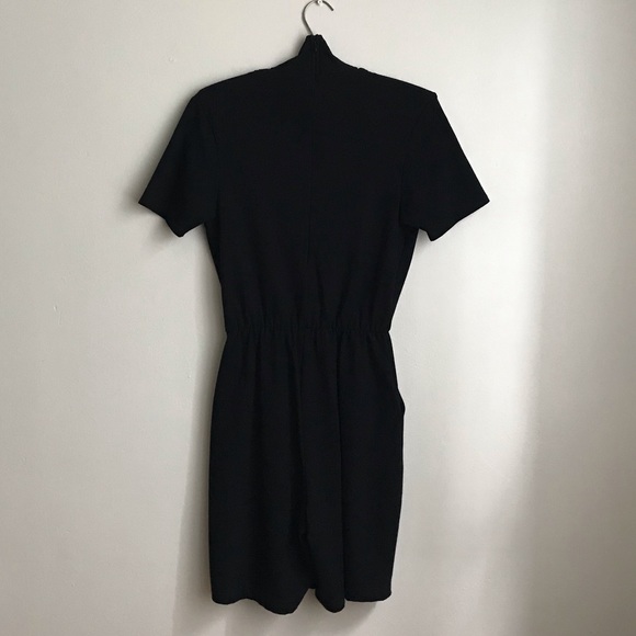 Vintage Deep V Shorts Zip Back Romper - Picture 7 of 10